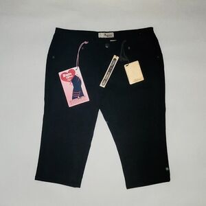 Bum Lifter Black Jean Bermuda Hybrid & Co Super Stretch Shorts Size 15